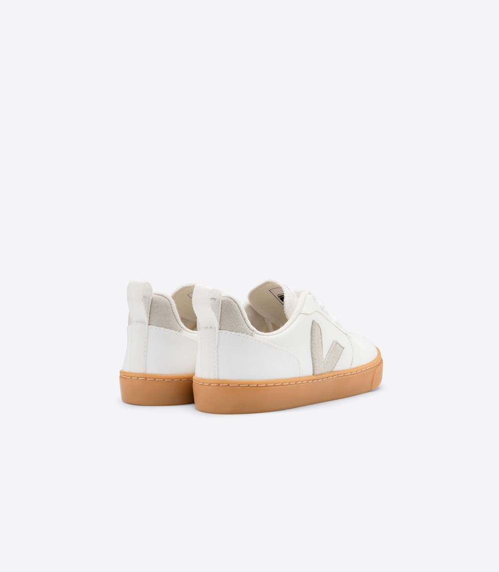 Tenis Veja Niños - V-10 Cwl - Blancos/Beige - 546ACQJHX